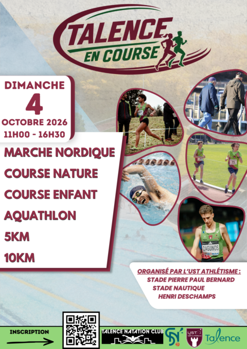 TALENCE EN COURSE affiche