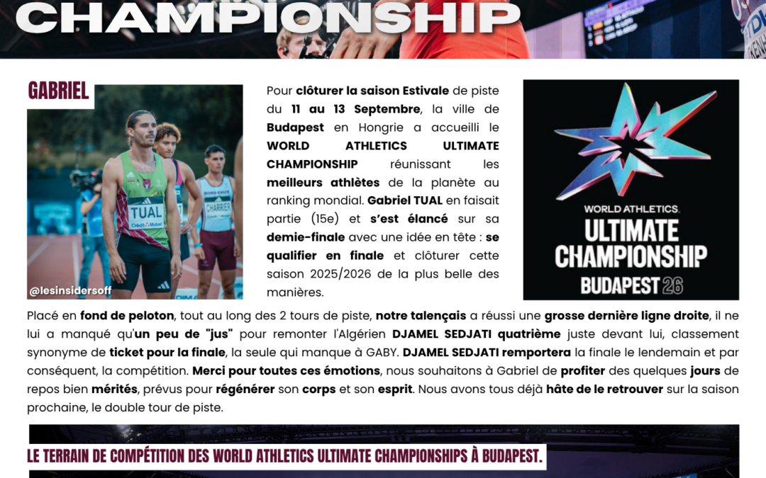 GABRIEL TUALBAUX ULTIMATE CHAMPIONSHIP