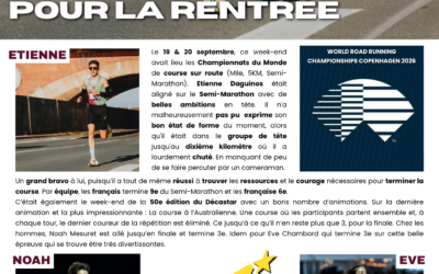 SUR OU EN ROUTE POUR LA RENTREE